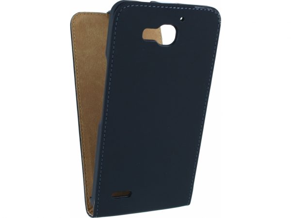 Mobilize Ultra Slim Flip Case Huawei Ascend G750 Black - Hoesie.nl Smartphonehoesjes &