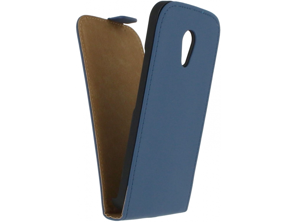 Mobilize Ultra Slim Flip Motorola Moto G 2nd Gen. Blue - Hoesie.nl Smartphonehoesjes & accessoires