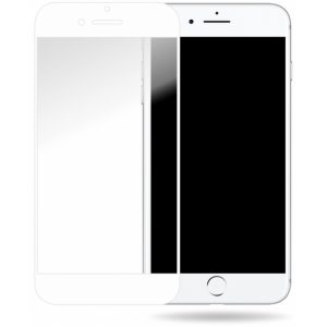 Mobilize Glass Screen Protector - White Frame - Apple iPhone 6 Plus/6S Plus