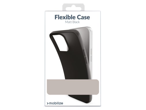 Mobilize Rubber Gelly Case Apple iPhone 14 Matt Black