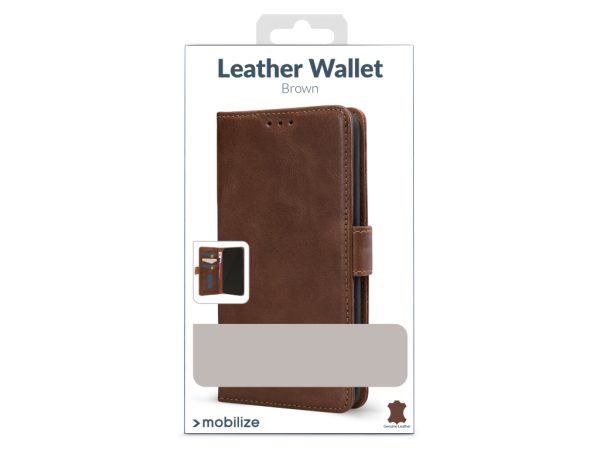 Mobilize Leather Wallet Samsung Galaxy A53 5G Brown