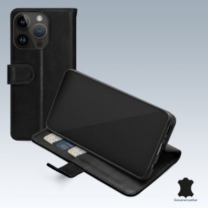 Mobilize Leather Wallet Apple iPhone 14 Pro Black