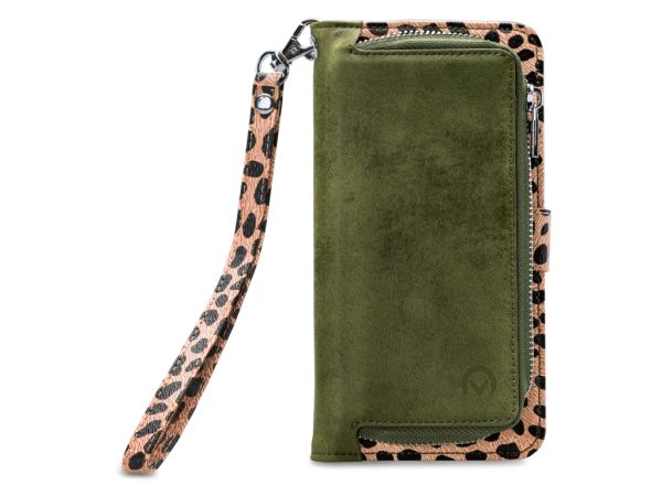 Mobilize 2in1 Magnet Zipper Case Samsung Galaxy A33 5G Olive/Leopard