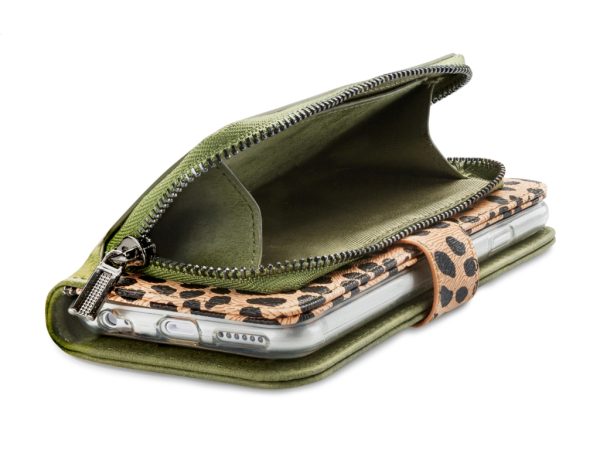 Mobilize 2in1 Magnet Zipper Case Samsung Galaxy A33 5G Olive/Leopard