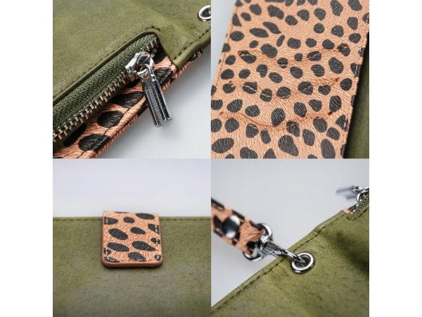 Mobilize 2in1 Magnet Zipper Case Samsung Galaxy A33 5G Olive/Leopard