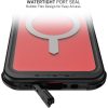 Ghostek Nautical Waterproof MagSafe Case + Belt Swivel Holster Apple iPhone 15 Plus Clear