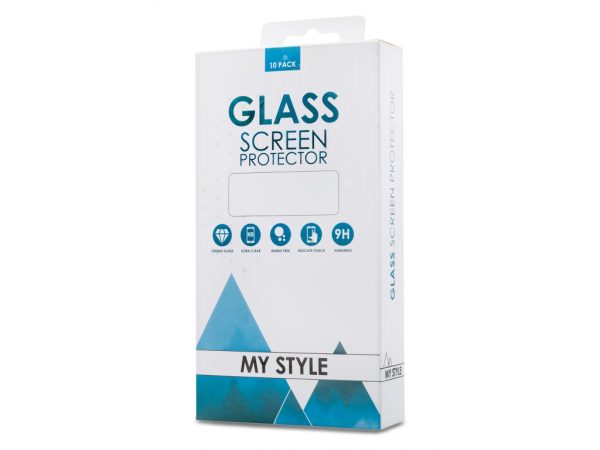 My Style Tempered Glass Screen Protector for Apple iPhone 12/12 Pro Clear (10-Pack)