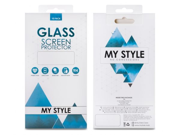 My Style Tempered Glass Screen Protector for Apple iPhone 12/12 Pro Clear (10-Pack)