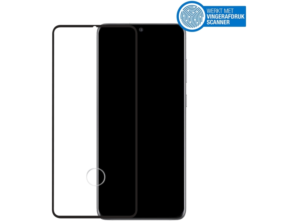 Mobilize Edge-To-Edge Glass Screen Protector Samsung Galaxy S20+/S20+ 5G Black