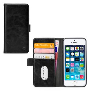 Mobilize Elite Gelly Wallet Book Case Apple iPhone 5/5S/SE Black