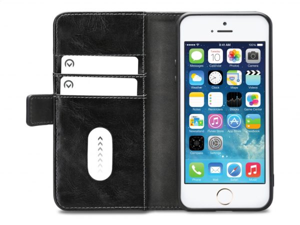 Mobilize Elite Gelly Wallet Book Case Apple iPhone 5/5S/SE Black