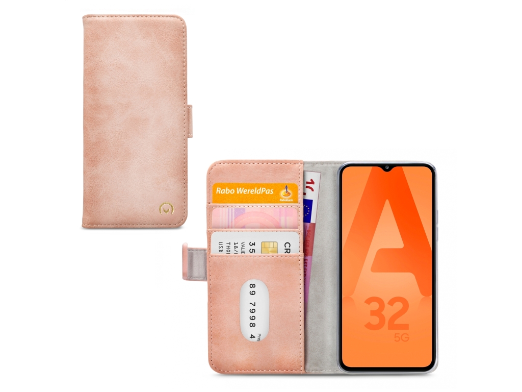 Mobilize Elite Gelly Wallet Book Case Samsung Galaxy A32 5G Soft Pink