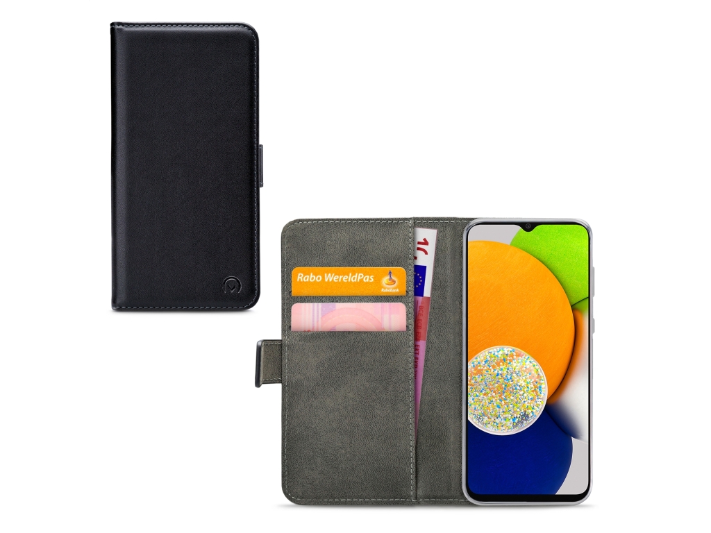 Mobilize Classic Gelly Wallet Book Case Samsung Galaxy A03 Black