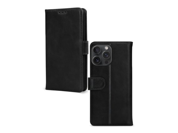 Mobilize Premium Gelly Wallet Book Case Apple iPhone 15 Pro Max Black