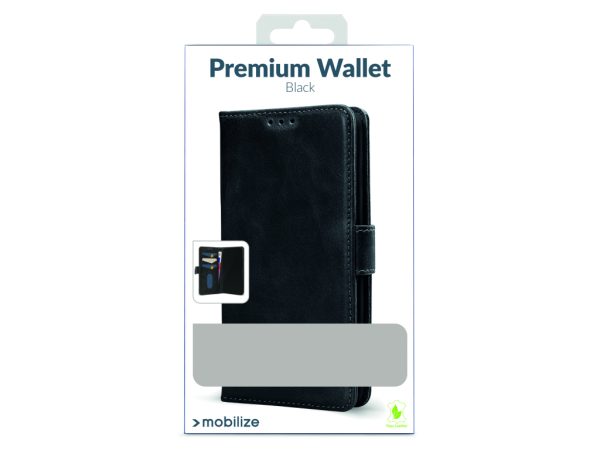 Mobilize Premium Gelly Wallet Book Case Apple iPhone 15 Pro Max Black