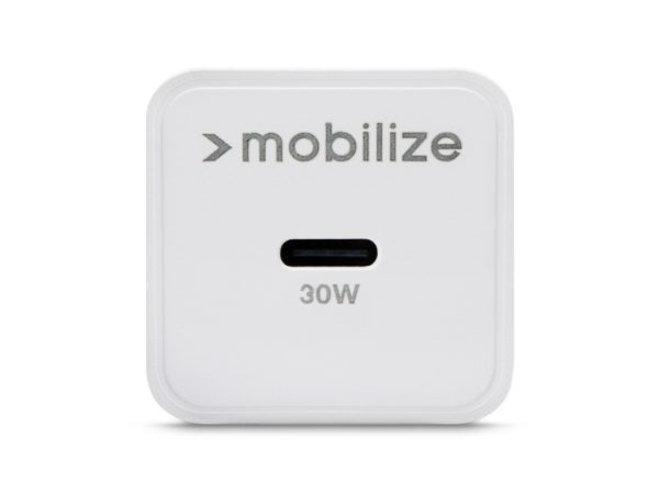 Mobilize Wall Charger USB-C GaN 30W with PD/PPS White