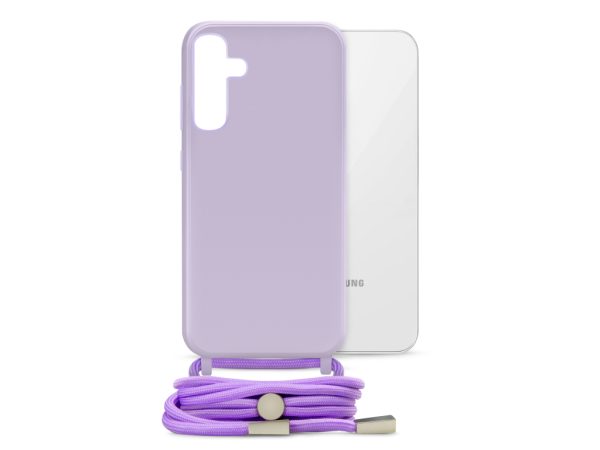 Mobilize Lanyard Gelly Case for Samsung Galaxy S24 5G Pastel Purple