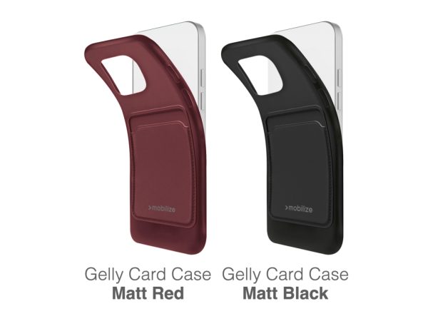 Mobilize Rubber Gelly Card Case Samsung Galaxy A55 5G Matt Bordeaux