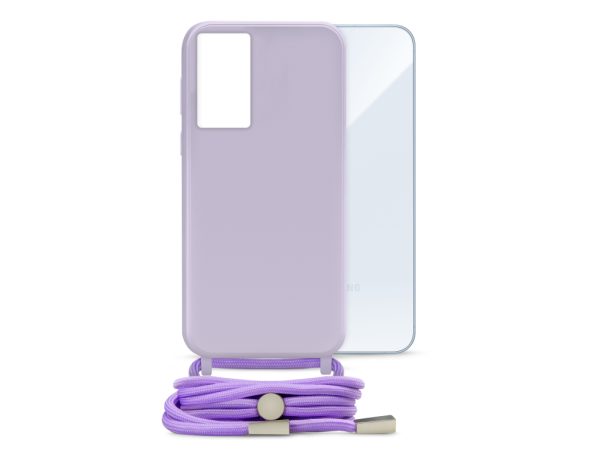 Mobilize Lanyard Gelly Case for Samsung Galaxy A55 5G Pastel Purple