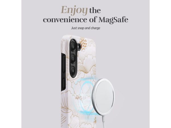 MIO White Roses Magsafe Compatible for Samsung S23 FE 5G