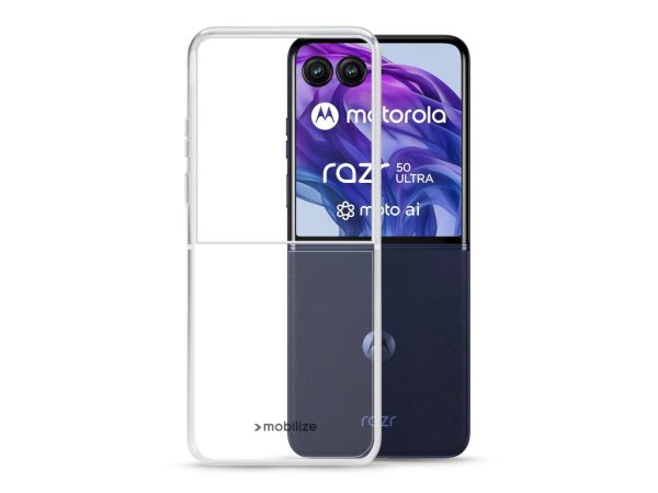 Mobilize Gelly Case Motorola Razr 50 Ultra Clear