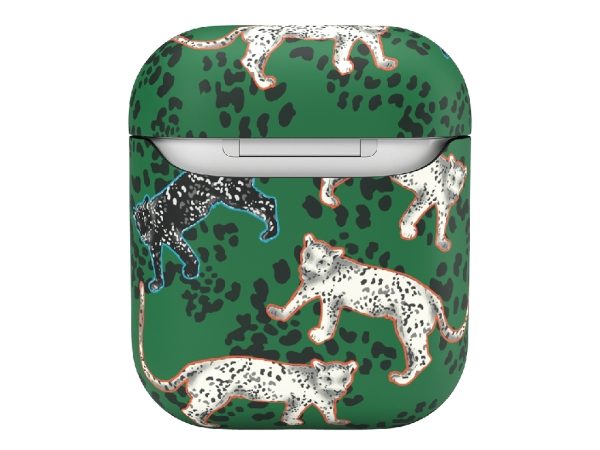 Richmond & Finch Freedom Series Apple Airpod Green Leopard/Gold