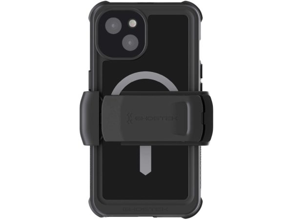 Ghostek Nautical 4 Waterproof MagSafe Case + Belt Swivel Holster Apple iPhone 13 Black