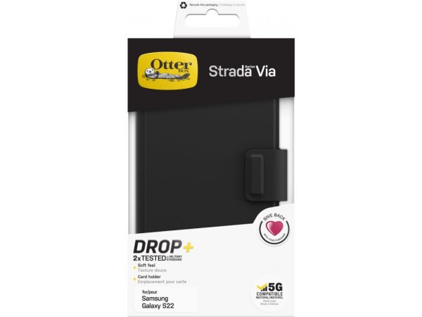 OtterBox Strada Via Samsung Galaxy S22 5G Black Night