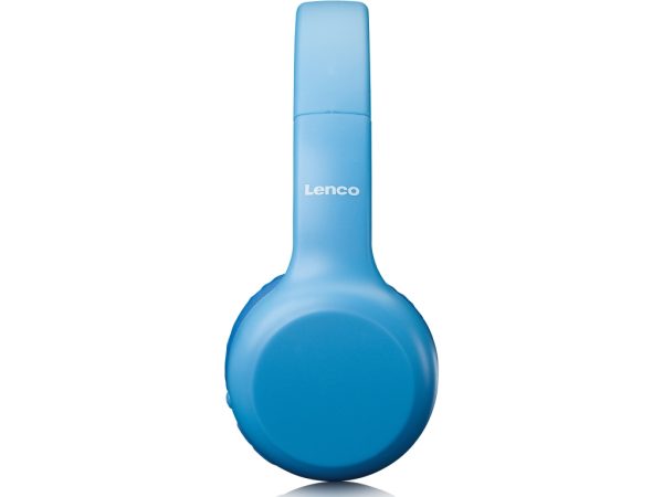 HPB-110BU Lenco On-Ear Stereo Bluetooth Headset for Kids Blue