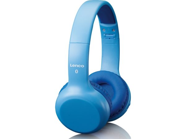 HPB-110BU Lenco On-Ear Stereo Bluetooth Headset for Kids Blue