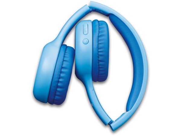 HPB-110BU Lenco On-Ear Stereo Bluetooth Headset for Kids Blue