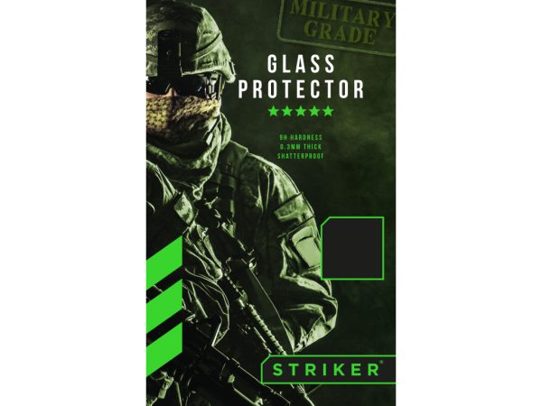 Striker Full Glue Ballistic Glass Screen Protector for Apple iPhone 15 Black