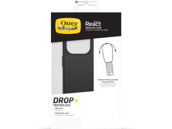 OtterBox React Series Necklace MagSafe Apple iPhone 15 Pro Black