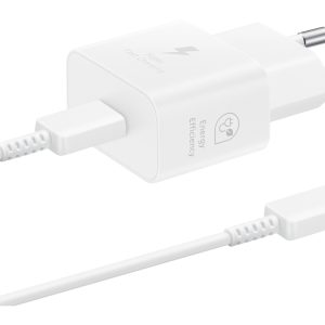 EP-T2510XWEGEU Samsung USB-C PD Wall Charger 25W + USB-C Cable White Bulk