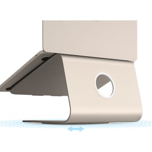 Rain Design mStand 360 Laptop Stand + Swivel Base Starlight