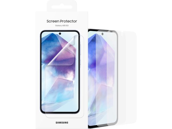 EF-UA556CTEGWW Samsung Screen Protector Folie (2 stuks) Galaxy A55 5G