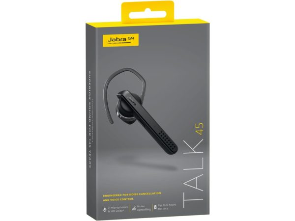 Jabra Talk 45 Bluetooth Headset Black