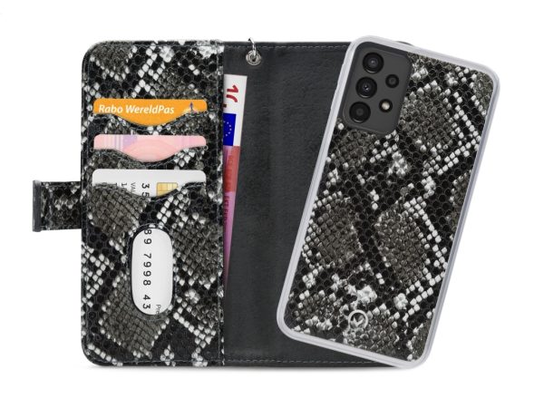 Mobilize 2in1 Magnet Zipper Case Samsung Galaxy A13 4G Black/Snake