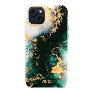 MIO Green Marble Magsafe Compatible for iPhone 14 Plus/15 Plus