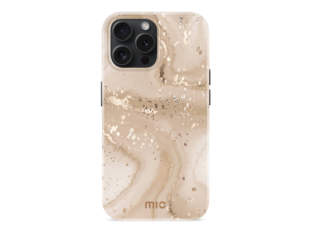 MIO Gold Marble Magsafe Compatible for iPhone 15 Pro