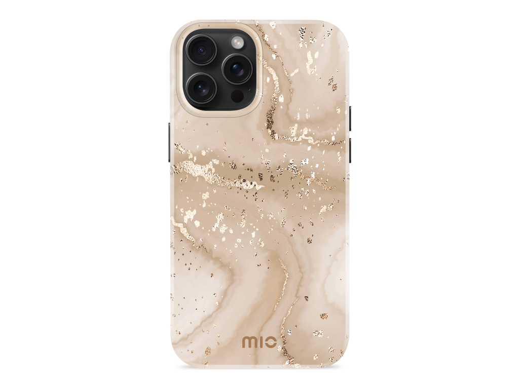 MIO Gold Marble Magsafe Compatible for iPhone 15 Pro Max