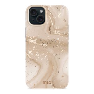 MIO Gold Marble Magsafe Compatible for iPhone 14 Plus/15 Plus