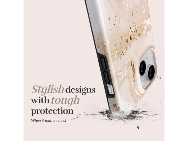 MIO Gold Marble Magsafe Compatible for iPhone 14 Plus/15 Plus