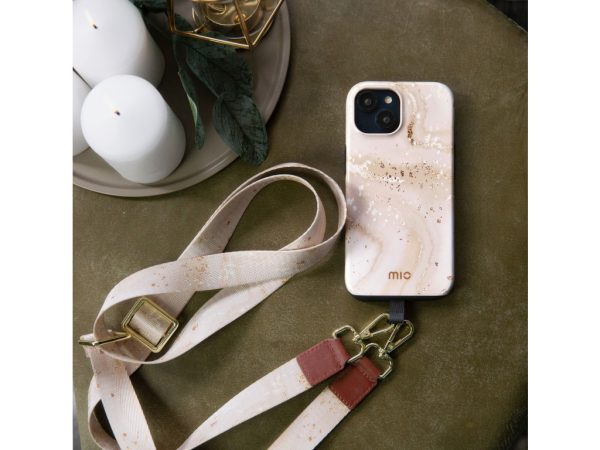 MIO Gold Marble Magsafe Compatible for iPhone 14 Plus/15 Plus