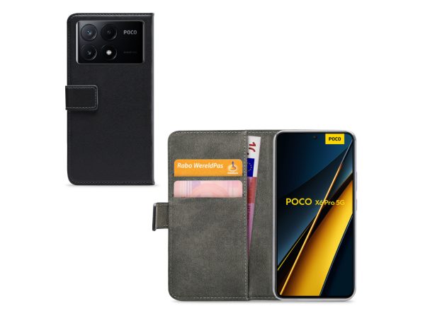 Mobilize Classic Gelly Wallet Book Case Xiaomi Poco X6 Pro 5G Black