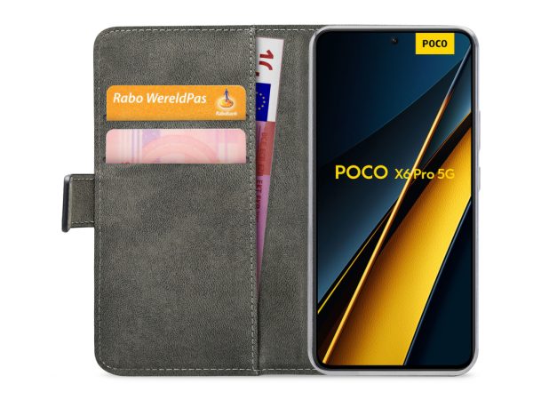 Mobilize Classic Gelly Wallet Book Case Xiaomi Poco X6 Pro 5G Black