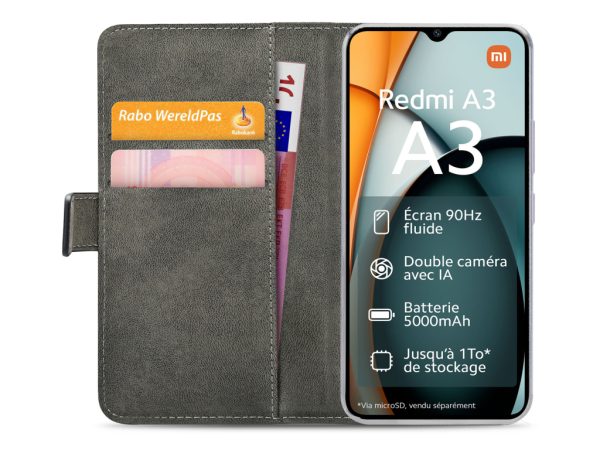 Mobilize Classic Gelly Wallet Book Case Xiaomi Redmi A3/A3x Black