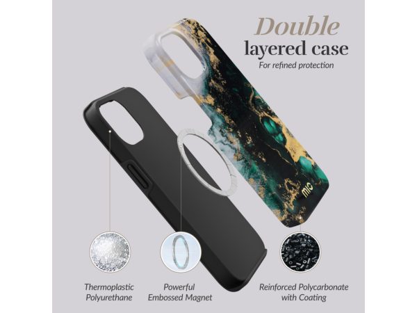 MIO Green Marble Magsafe Compatible for iPhone XR/11