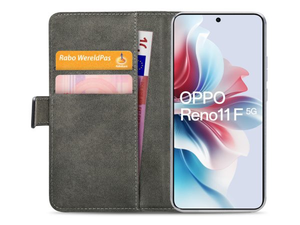 Mobilize Classic Gelly Wallet Book Case OPPO Reno11 F 5G Black