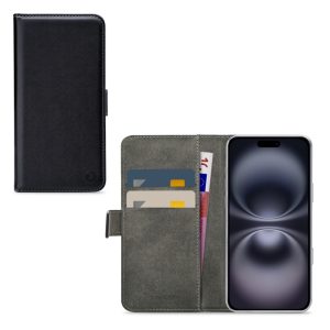 Mobilize Classic Gelly Wallet Book Case Apple iPhone 16 Plus Black